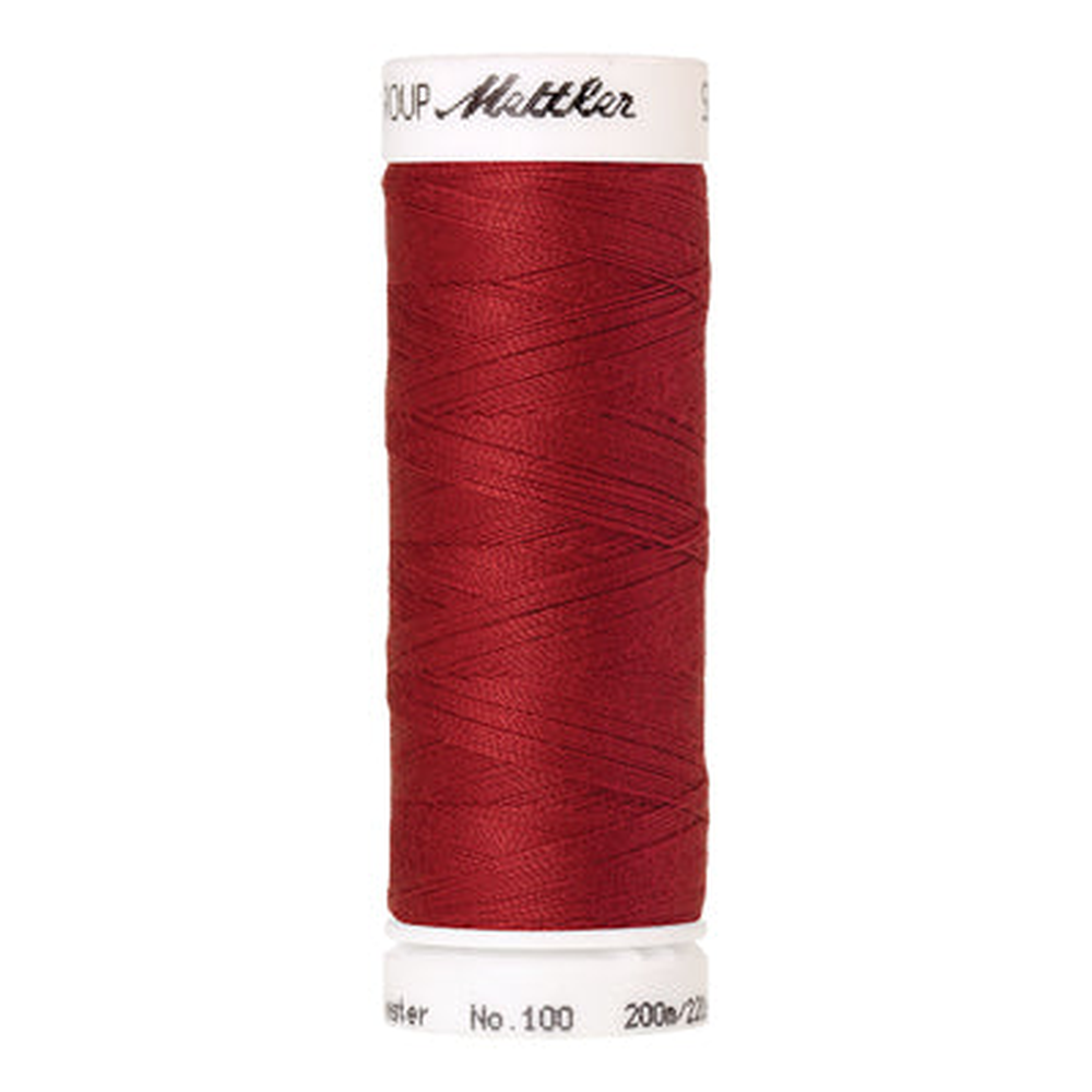 Mettler Seralon sewing thread spool in Country Red (0504) - 62/2 200m
