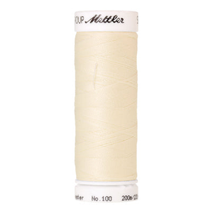 Mettler Seralon sewing thread spool in Cream (0776) - 62/2 200m
