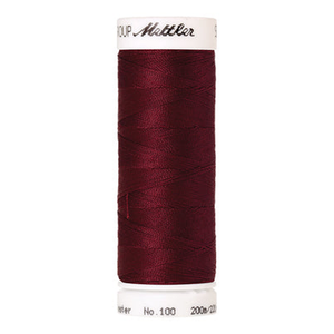 Mettler Seralon sewing thread spool in Crimson (0098) - 62/2 200m