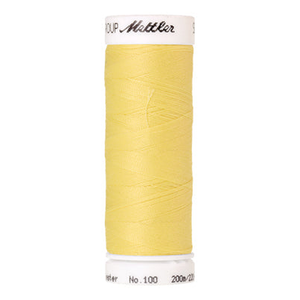 Mettler Seralon sewing thread spool in Daffodil (0141) - 62/2 200m