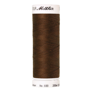 Mettler Seralon sewing thread spool in Dark Brass (1320) - 62/2 200m