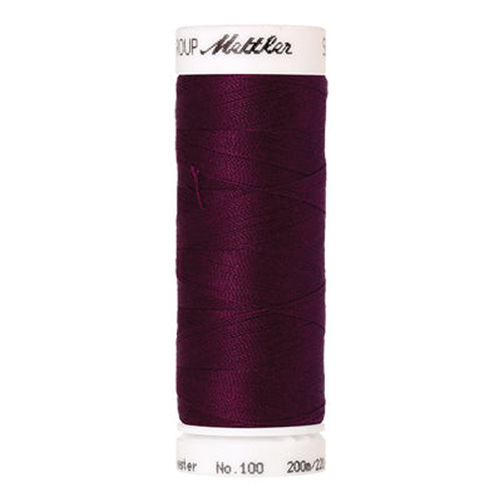 Mettler Seralon sewing thread spool in Dark Current (1067) - 62/2 200m