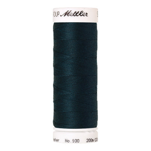 Mettler Seralon sewing thread spool in Dark Greenish Blue (0763) - 62/2 200m