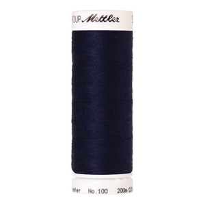 Mettler Seralon sewing thread spool in Dark Indigo (0016) - 62/2 200m
