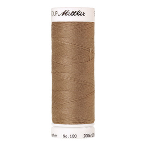 Mettler Seralon sewing thread spool in Dark Rattan (0267) - 62/2 200m
