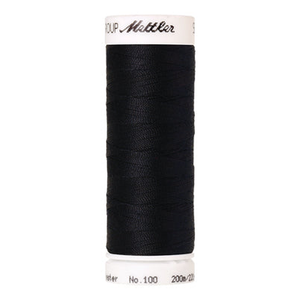 Mettler Seralon sewing thread spool in Darkest Blue (0821) - 62/2 200m