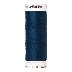 Mettler Seralon sewing thread spool in Deep Ocean (1471) - 62/2 200m