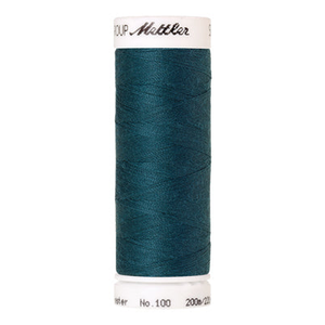 Mettler Seralon sewing thread spool in Deep Sea Blue (0760) - 62/2 200m