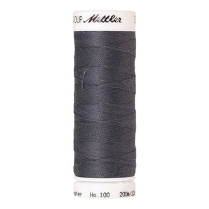 Mettler Seralon sewing thread spool in Dimgray (0343) - 62/2 200m