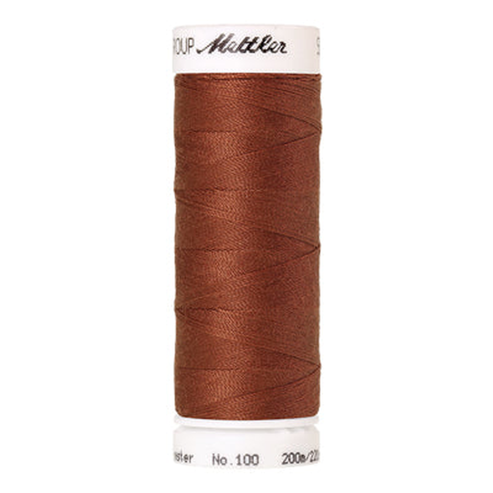 Mettler Seralon sewing thread spool in Dirty Penny (1347) - 62/2 200m
