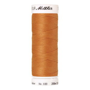 Mettler Seralon sewing thread spool in Dried Apricot (1172) - 62/2 200m