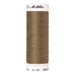 Mettler Seralon sewing thread spool in Dried clay (0380) - 62/2 200m