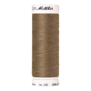Mettler Seralon sewing thread spool in Dried clay (0380) - 62/2 200m