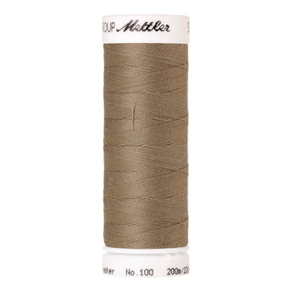 Mettler Seralon sewing thread spool in Dried Seagrass (0530) - 62/2 200m