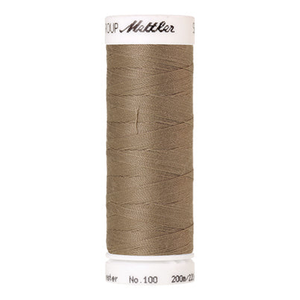 Mettler Seralon sewing thread spool in Dried Seagrass (0530) - 62/2 200m