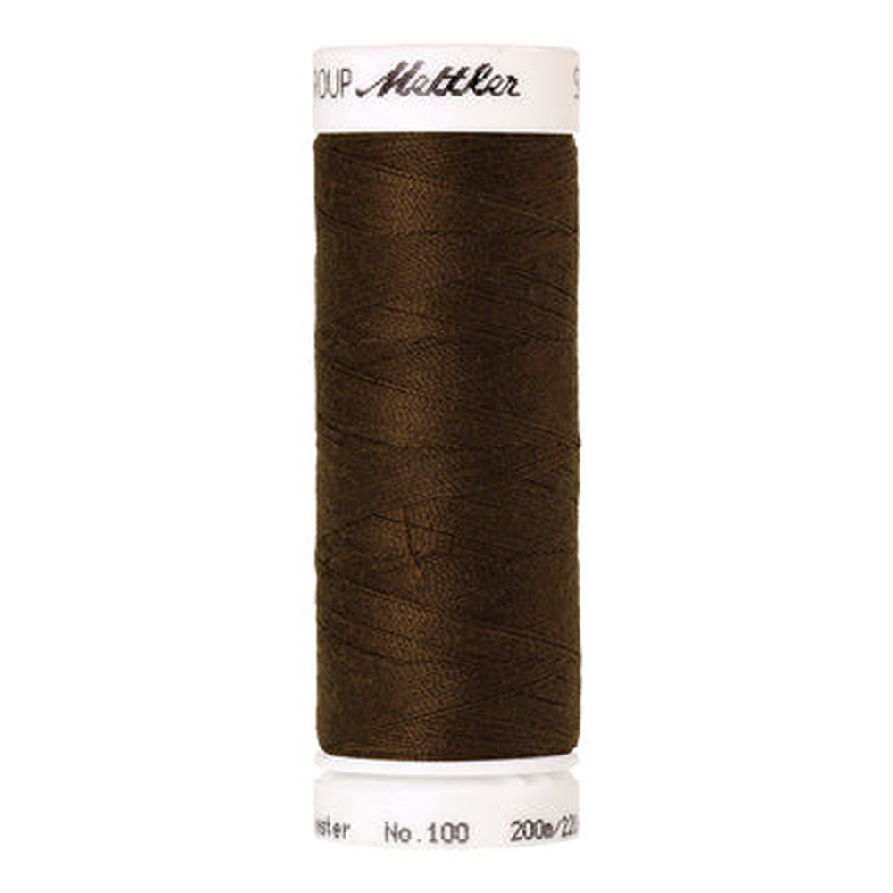 Mettler Seralon sewing thread spool in Dried Seaweed (0182) - 62/2 200m