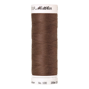 Mettler Seralon sewing thread spool in Espresso (1380) - 62/2 200m