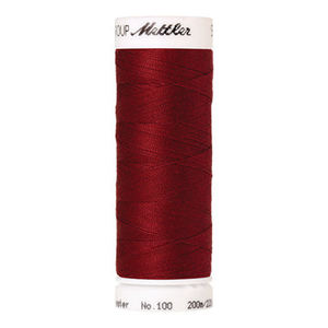 Mettler Seralon sewing thread spool in Fire Engine (0105) - 62/2 200m