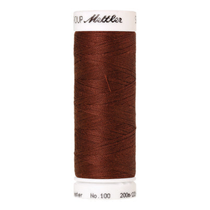 Mettler Seralon sewing thread spool in Foxy Red (0634) - 62/2 200m