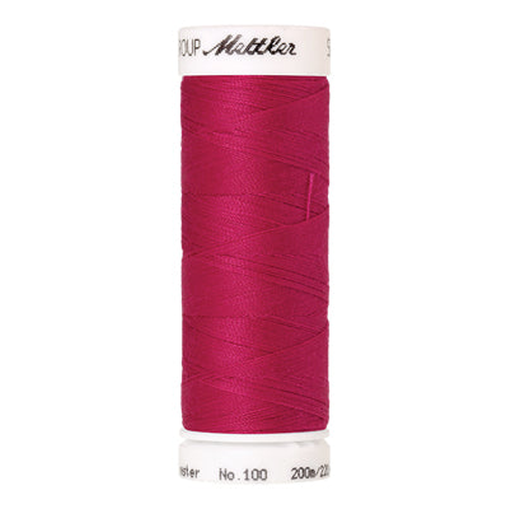 Mettler Seralon sewing thread spool in Fuschia (1421) - 62/2 200m