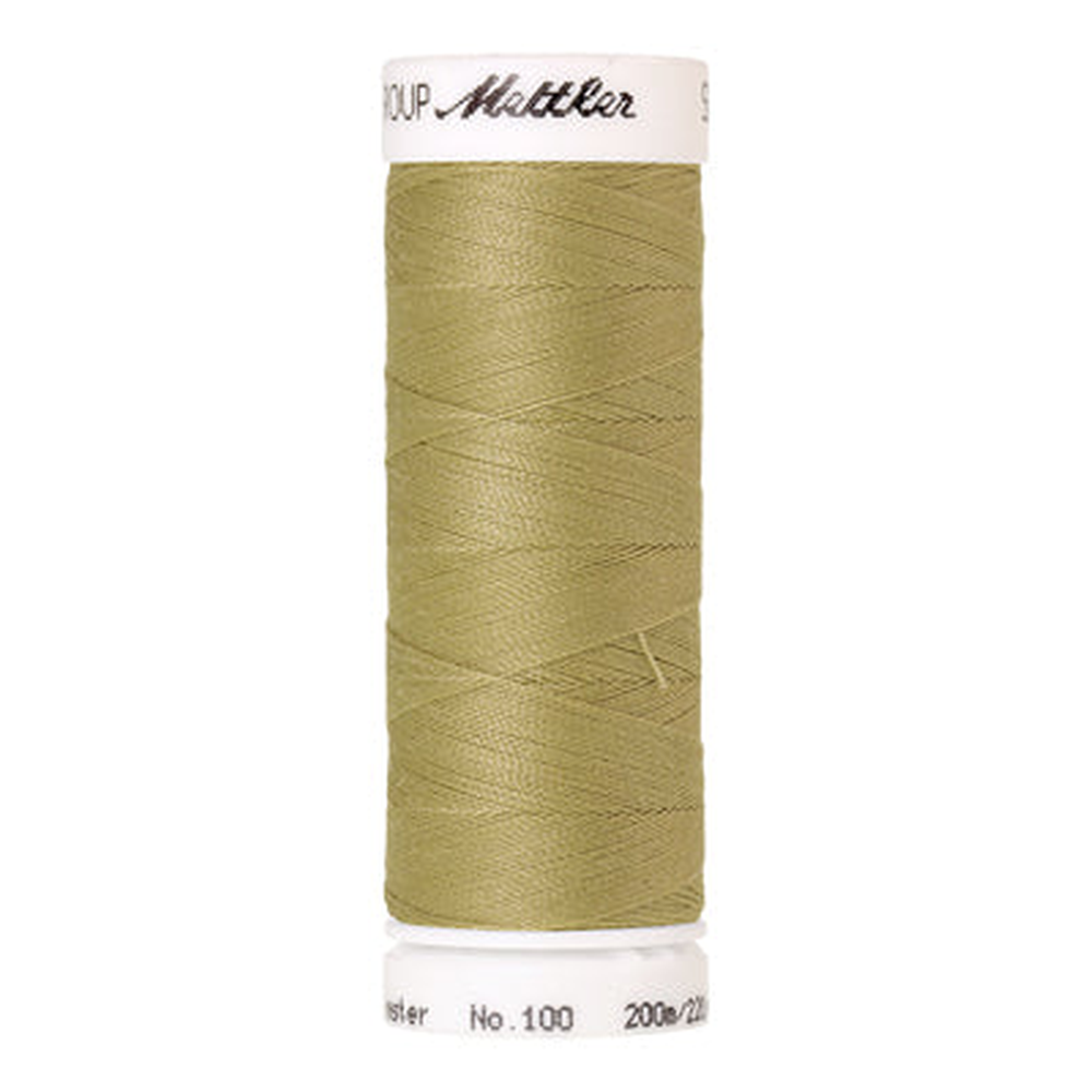 Mettler Seralon sewing thread spool in Gentle Lime Green (0463) - 62/2 200m