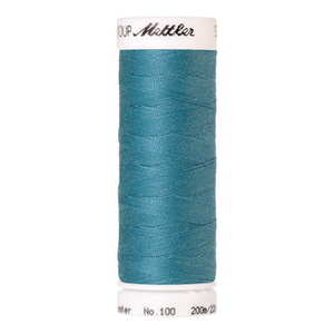 Mettler Seralon sewing thread spool in Glacier Blue (0722) - 62/2 200m