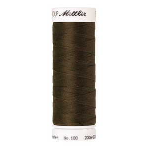 Mettler Seralon sewing thread spool in Golden Brown (0667) - 62/2 200m
