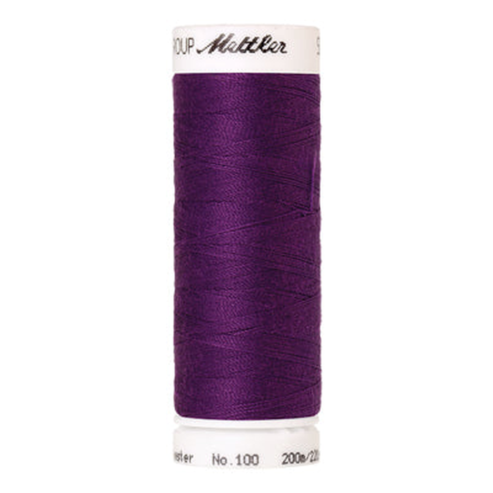 Mettler Seralon sewing thread spool in Grape (0056) - 62/2 200m