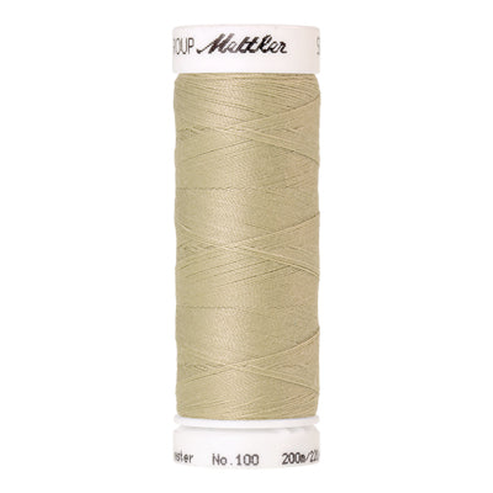 Mettler Seralon sewing thread spool in Greenish Beige (1213) - 62/2 200m