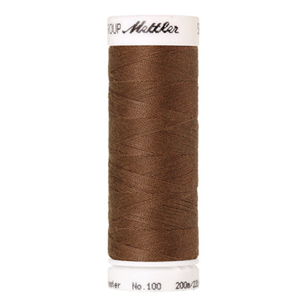 Mettler Seralon sewing thread spool in Hazelnut (0281) - 62/2 200m