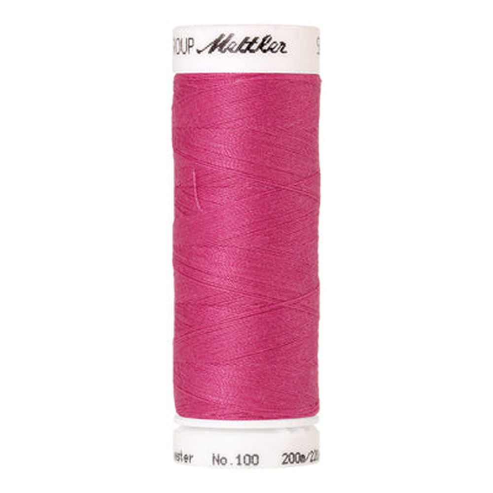 Mettler Seralon sewing thread spool in Hot Pink (1423) - 62/2 200m