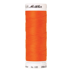 Mettler Seralon sewing thread spool in Hunter Orange (2260) - 62/2 200m