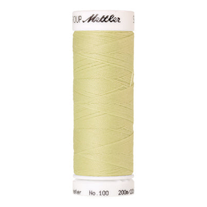 Mettler Seralon sewing thread spool in Lemongrass (1345) - 62/2 200m