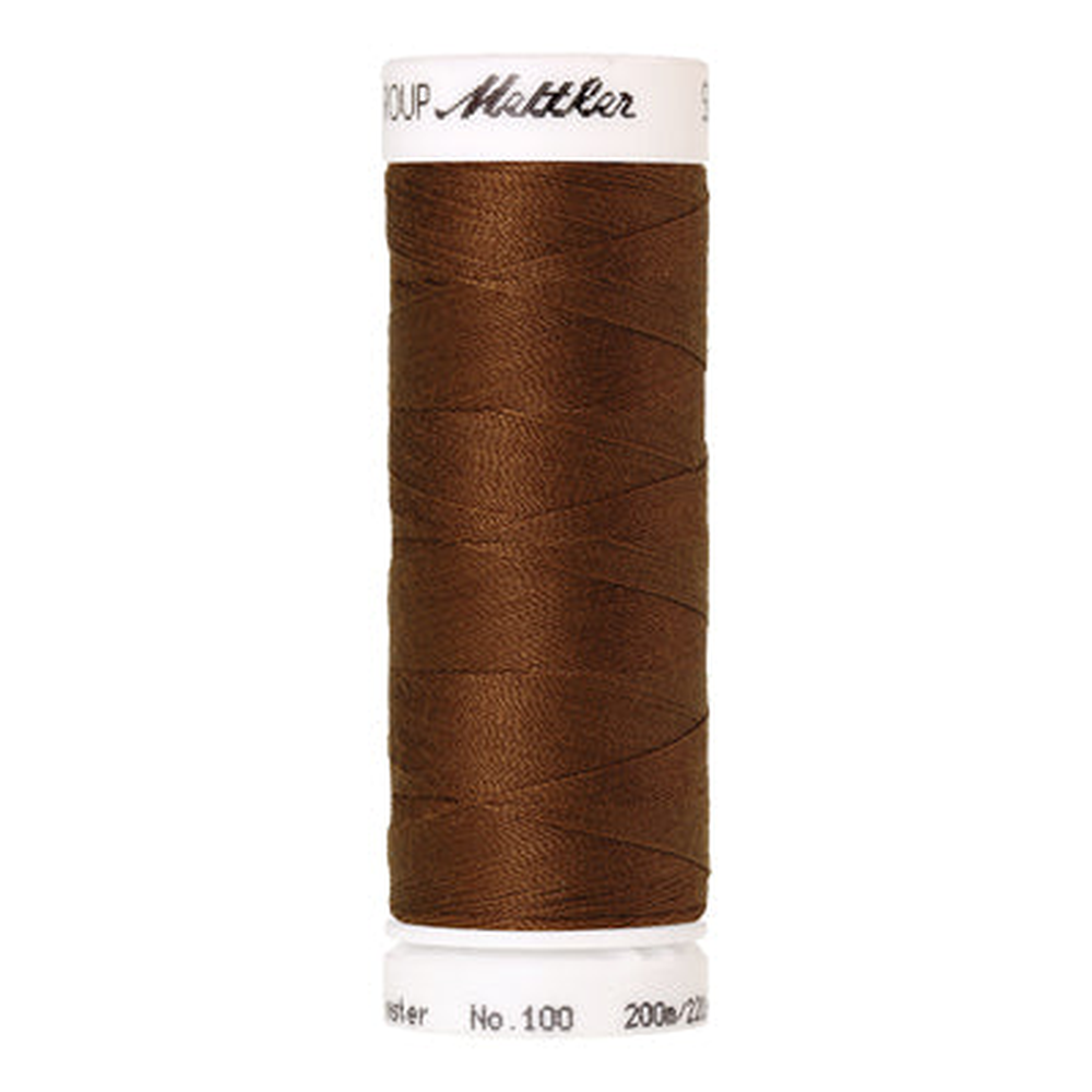 Mettler Seralon sewing thread spool in Light Cocoa (0900) - 62/2 200m