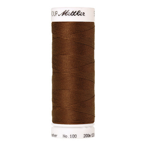 Mettler Seralon sewing thread spool in Light Cocoa (0900) - 62/2 200m