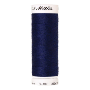 Mettler Seralon sewing thread spool in Light Midnight (0014) - 62/2 200m