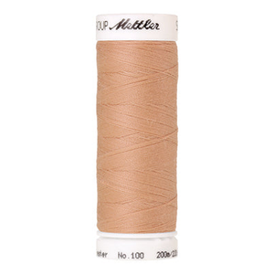 Mettler Seralon sewing thread spool in Light Shrimp Pink (1168) - 62/2 200m
