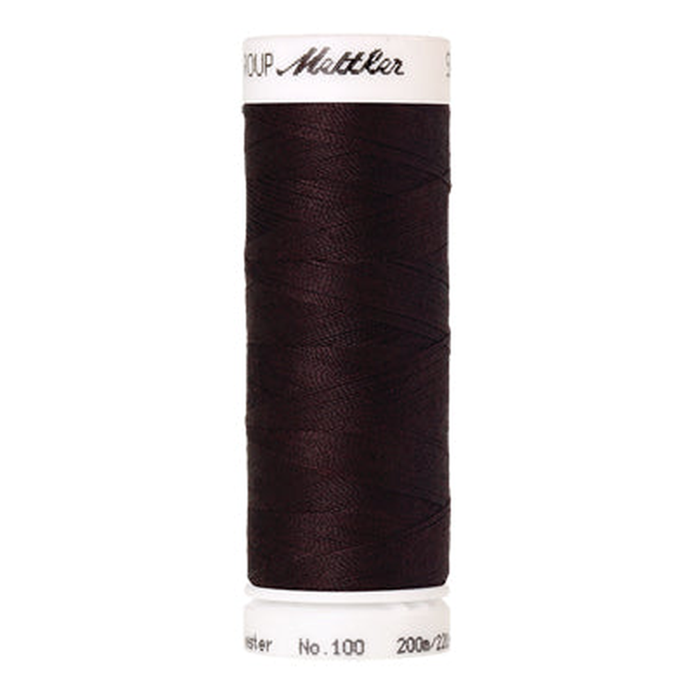 Mettler Seralon sewing thread spool in Mahogany (0793) - 62/2 200m