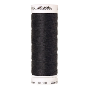 Mettler Seralon sewing thread spool in Mole Gray (0348) - 62/2 200m