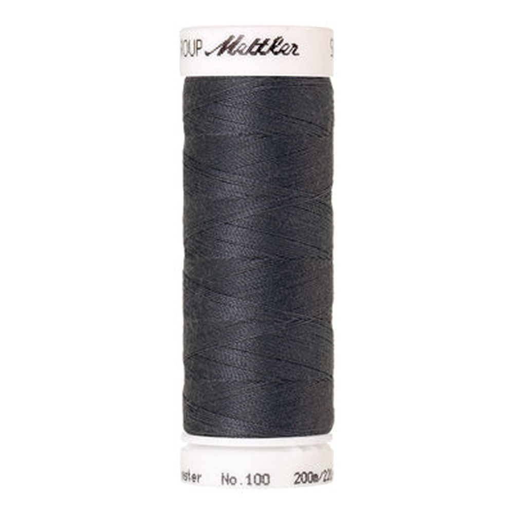 Mettler Seralon sewing thread spool in Mousy Gray (0878) - 62/2 200m