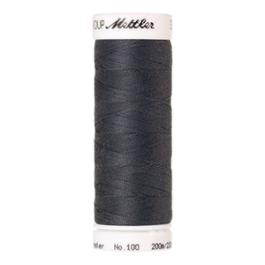 Mettler Seralon sewing thread spool in Mousy Gray (0878) - 62/2 200m