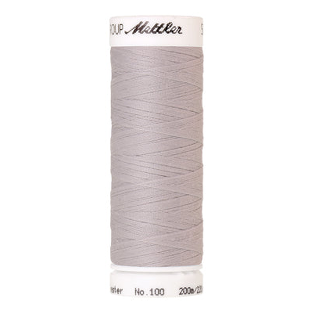 Mettler Seralon sewing thread spool in Mystik Grey (0411) - 62/2 200m
