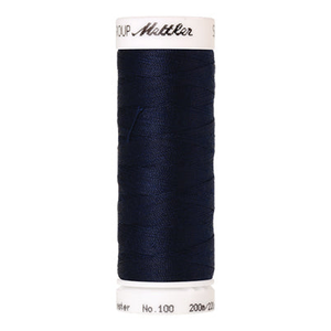 Mettler Seralon sewing thread spool in Navy (0825) - 62/2 200m