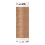 Mettler Seralon sewing thread spool in Oat Straw (0260) - 62/2 200m