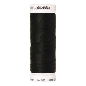 Mettler Seralon sewing thread spool in Obsidian (1362) - 62/2 200m