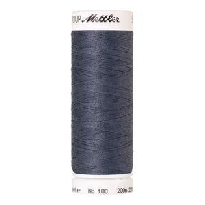 Mettler Seralon sewing thread spool in Ocean Blue (1470) - 62/2 200m