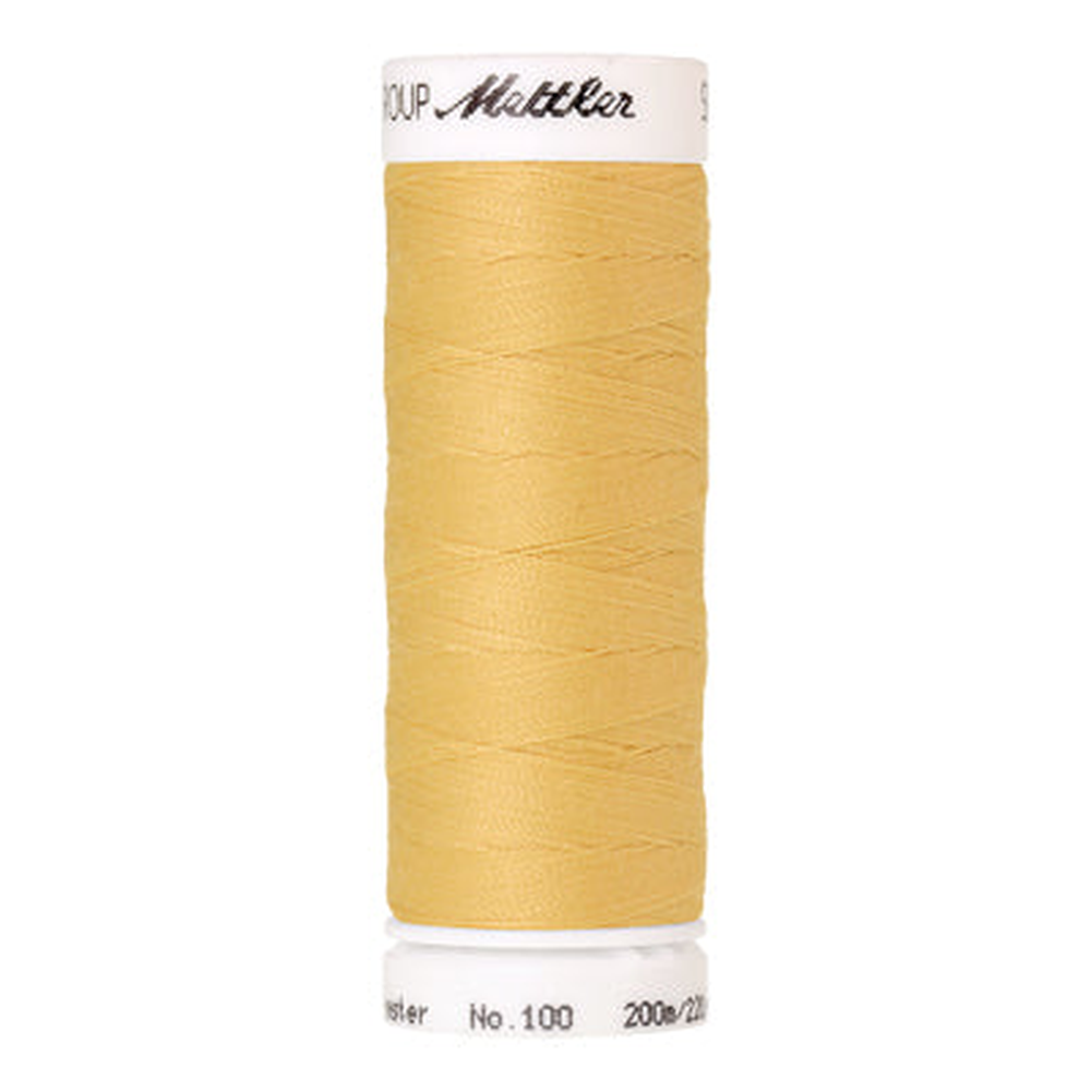Mettler Seralon sewing thread spool in Parchment (0140) - 62/2 200m
