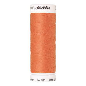 Mettler Seralon sewing thread spool in Pink Grapefruit (0137) - 62/2 200m