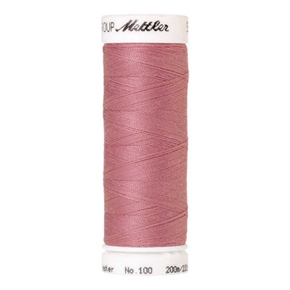 Mettler Seralon sewing thread spool in Pink Rose (0156) - 62/2 200m