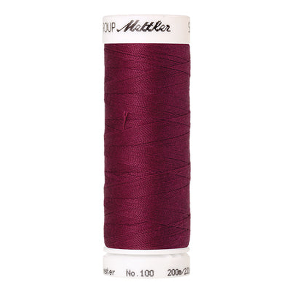 Mettler Seralon sewing thread spool in Pomegranate (0869) - 62/2 200m